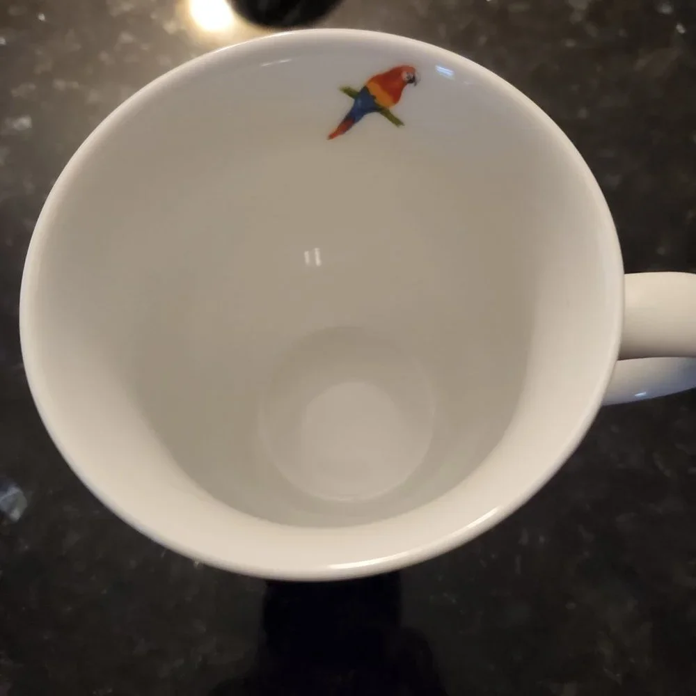 COPY - 2 Creative Tops Ltd Parrot Toucan Tropical Mug and tropical birds